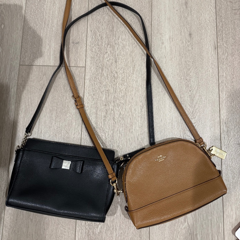 Set of Coach and Kate Spade Bags